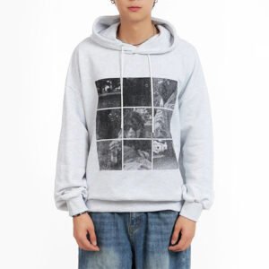 Graphic Print Pullover Men's Hoodie