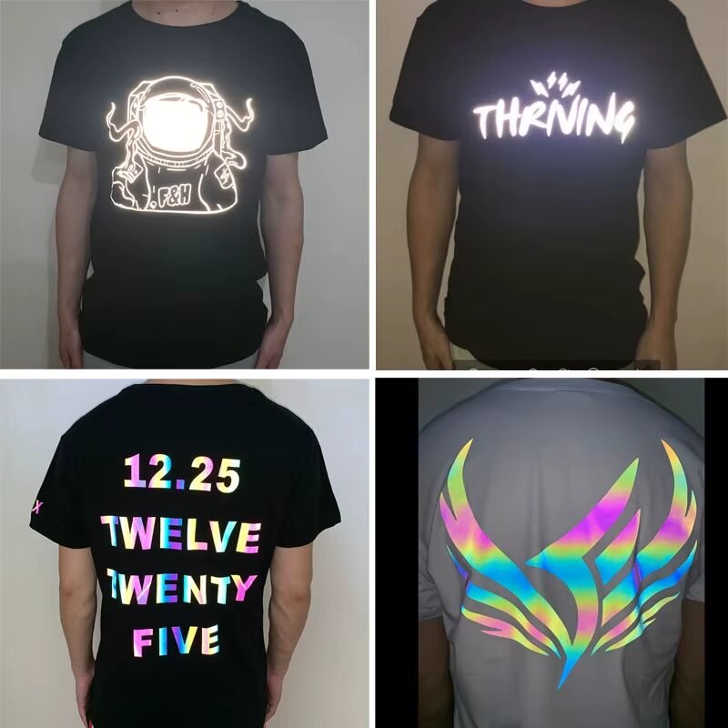  Reflective Printing t shirt