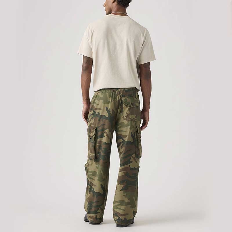 Custom Camo Print Baggy Cargo Men's Pants - Image 4