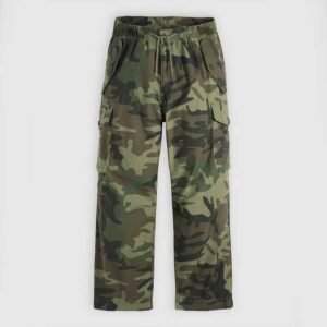 Custom Camo Print Baggy Cargo Men's Pants