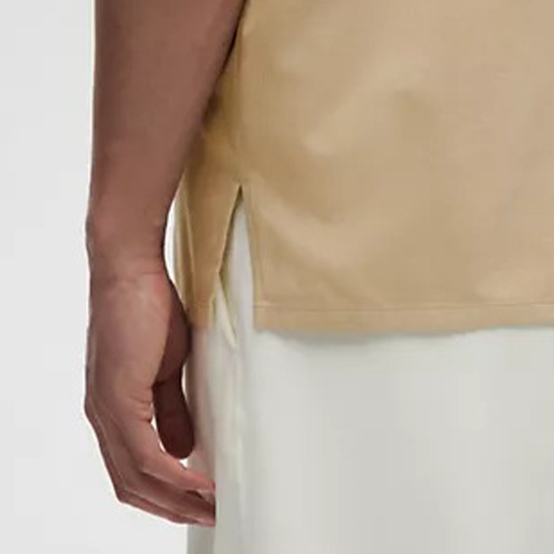 Beige Casual Short-Sleeve Button-Up Shirt - Image 3