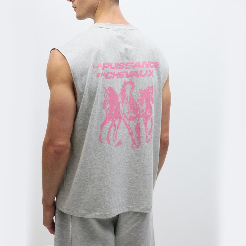 Loose-fit Sports Vest and Shorts Set - Image 2