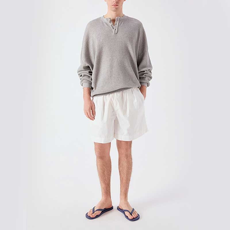 Custom White Casual Shorts for Summer Streetwear - Image 3