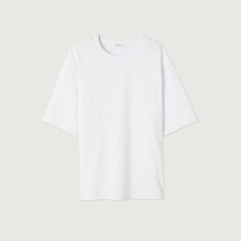 White Crew-Neck Basic T-Shirt - Image 4