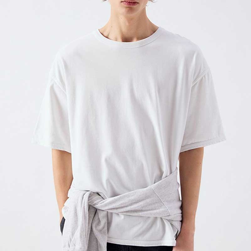 White Crew-Neck Basic T-Shirt