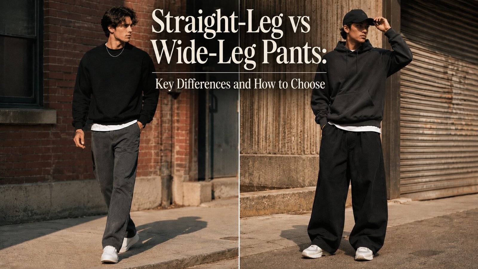 Straight-Leg vs. Wide-Leg Pants