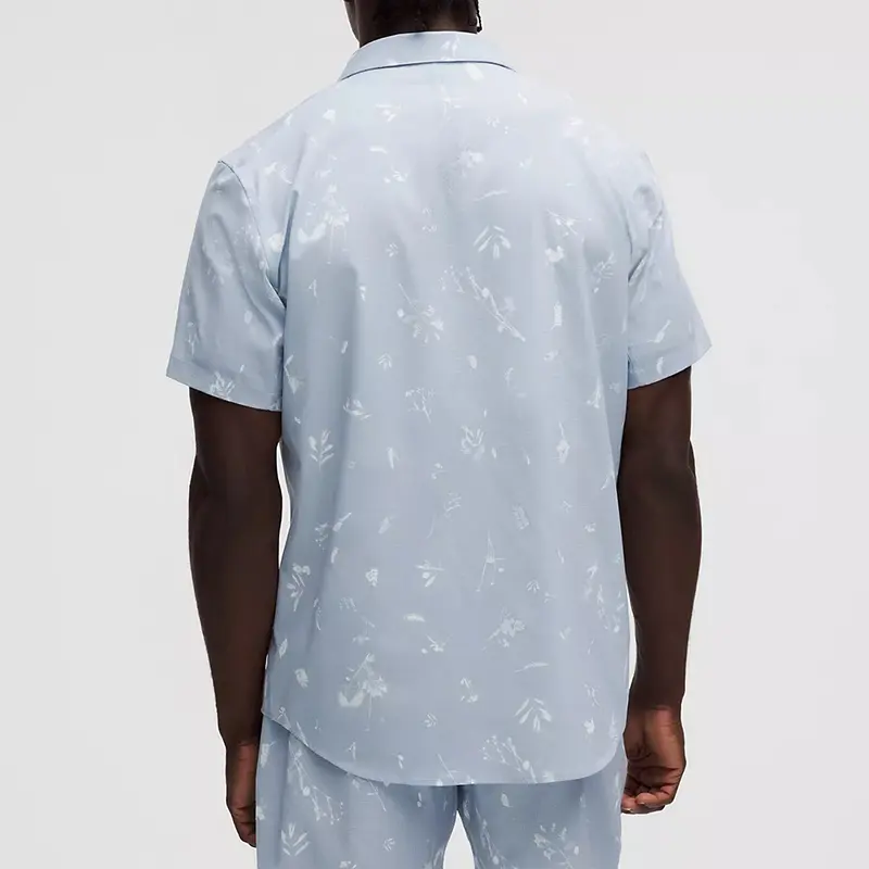 Men's Short Sleeved Shirt and Shorts Set - Image 4