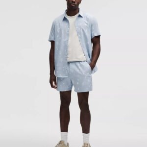 Men's Short Sleeved Shirt and Shorts Set
