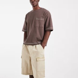 Contrasting Stitching Relaxed Fit T-shirt