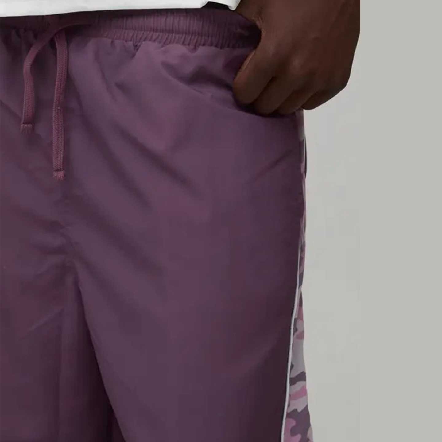 Wide-Leg Track Pants with Camo Side Panels - Image 2
