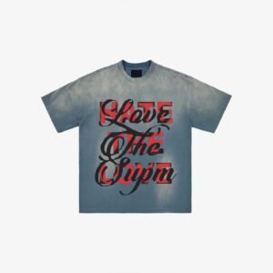 Vintage Wash Graphic Streetwear T-Shirt