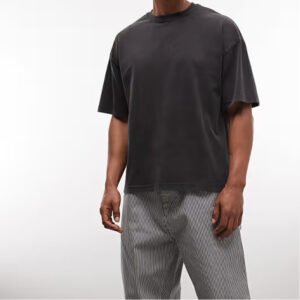 Rolling Dice Pattern Washed T Shirt