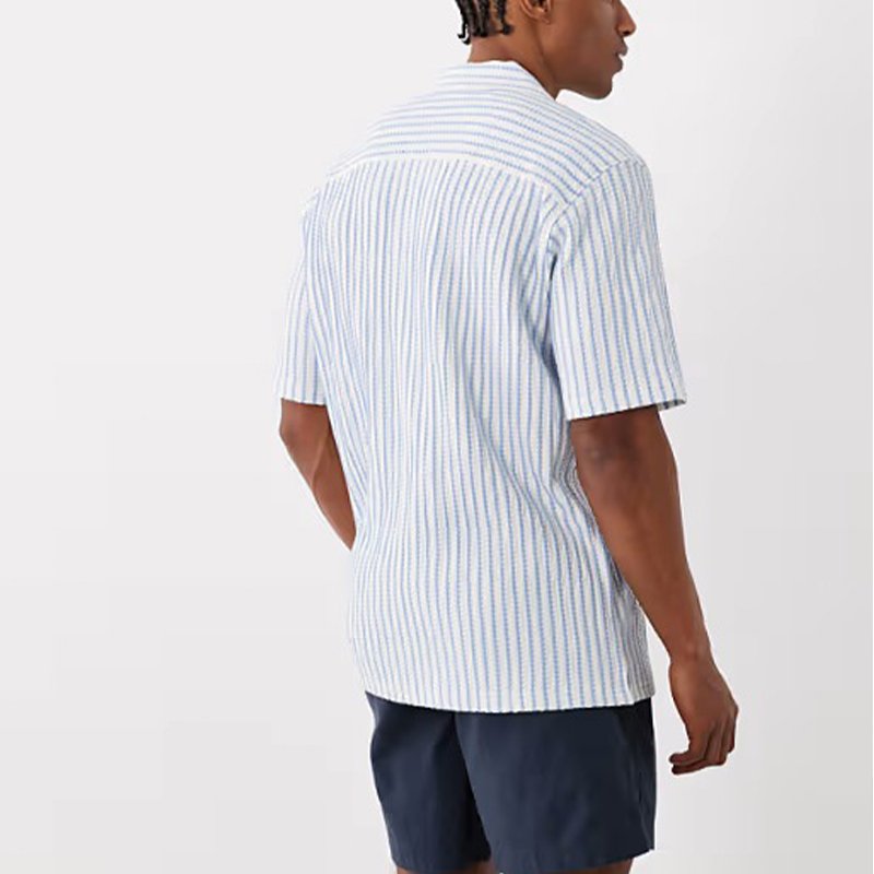 Striped Short-sleeved Men's Shirt - Image 4