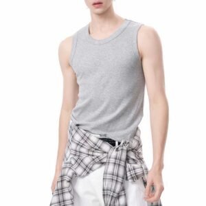 Ribbed Sleeveless Tank Top