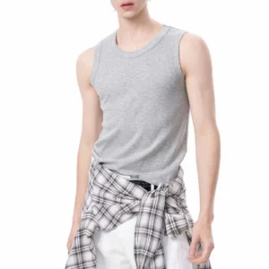 Ribbed Sleeveless Tank Top