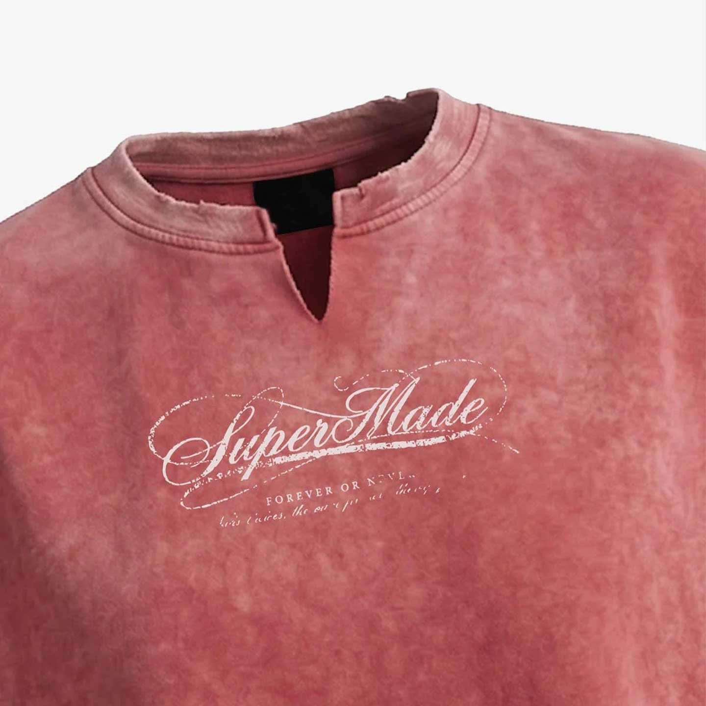 Vintage Washed Distressed Sleeveless Graphic Tee - Image 2