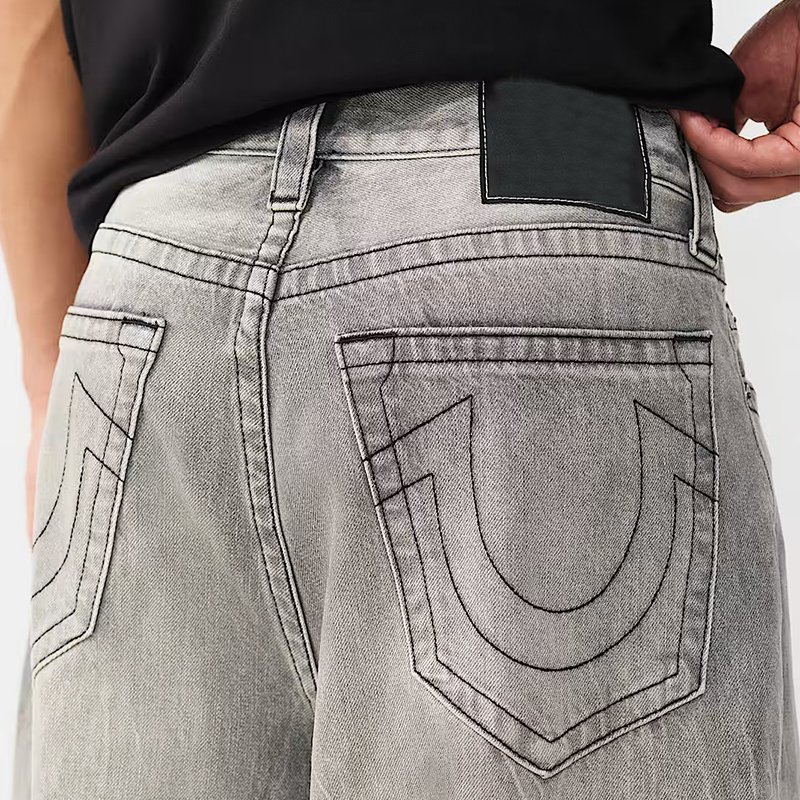 Washed Loose-fit Streetwear Jeans - Image 4