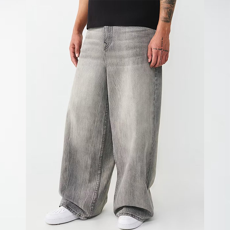 Washed Loose-fit Streetwear Jeans
