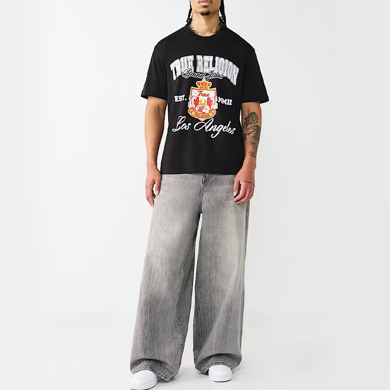 Washed Loose-fit Streetwear Jeans - Image 2