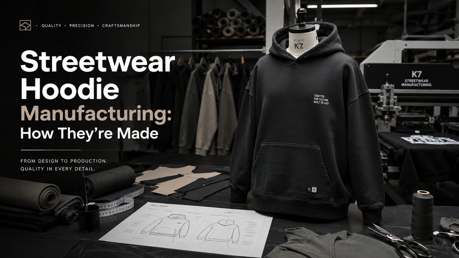 Streetwear Hoodie Manufacturing: How They’re Made