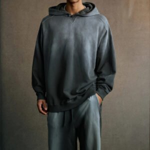 Washed Oversized Pullover Hoodie