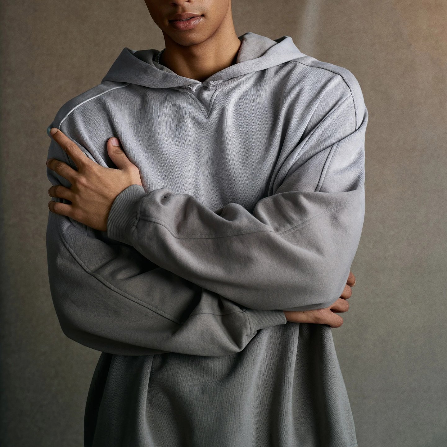 Vintage Wash Oversized Pullover Hoodie - Image 4