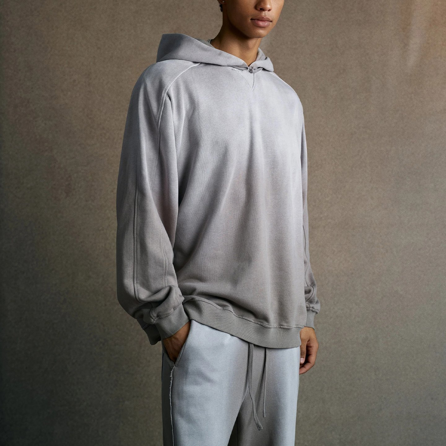 Vintage Wash Oversized Pullover Hoodie - Image 2
