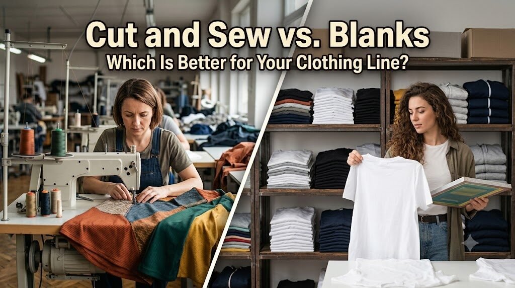 Cut and Sew vs. Blanks: Which Is Better for Your Clothing Line?