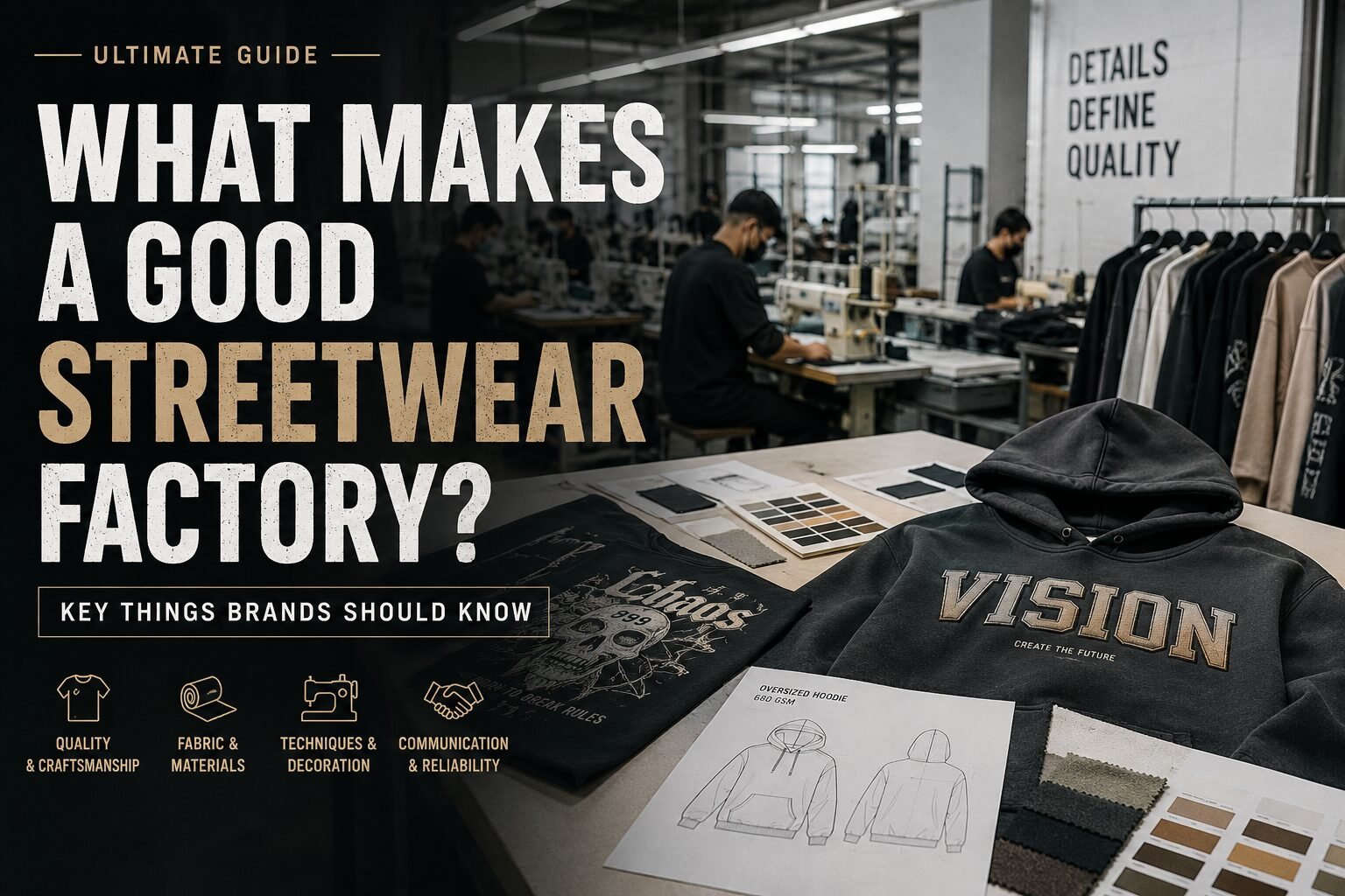 What Makes a Good Streetwear Factory? Key Things Brands Should Know